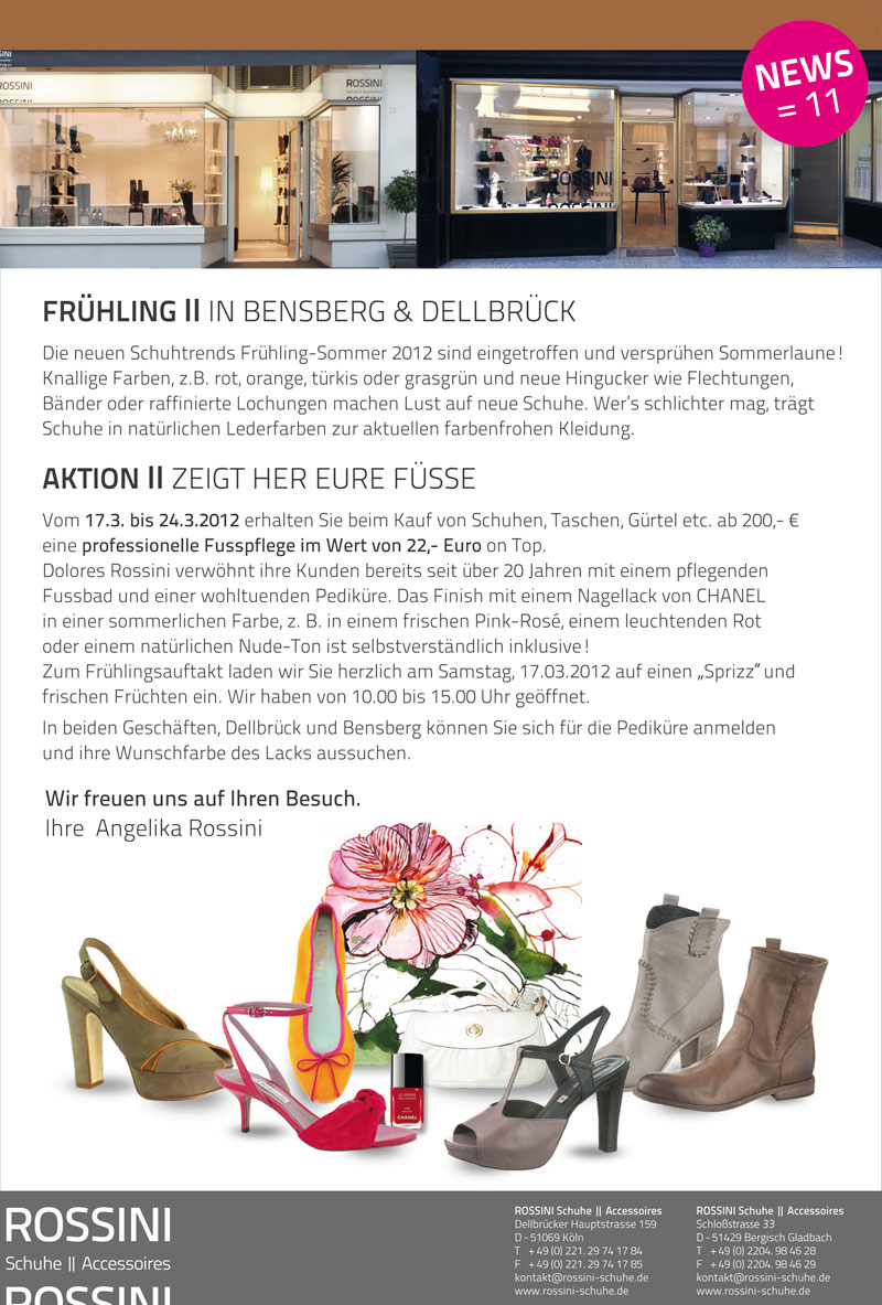 Corporate Design - Rossini Newsletter